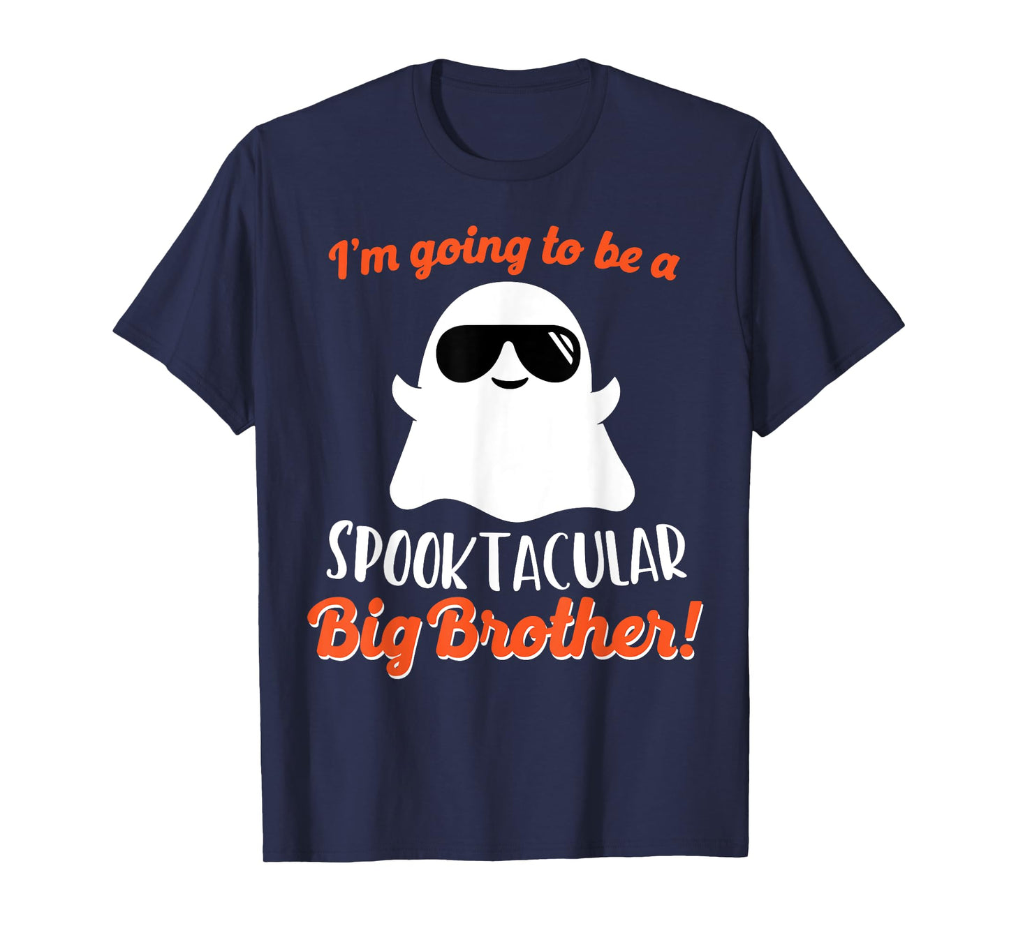 Big Brother Pregnancy Announcement Ghost Funny Boy Halloween T-Shirt