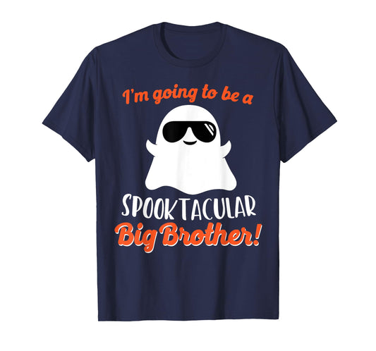 Big Brother Pregnancy Announcement Ghost Funny Boy Halloween T-Shirt
