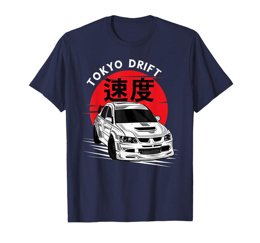 JDM Tokyo Japan Drift Race Car Tuning Retro Vintage Graphic T-Shirt