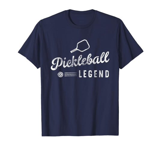 Paddle Pickleball Legend Funny Pickleball Player Vintage T-Shirt