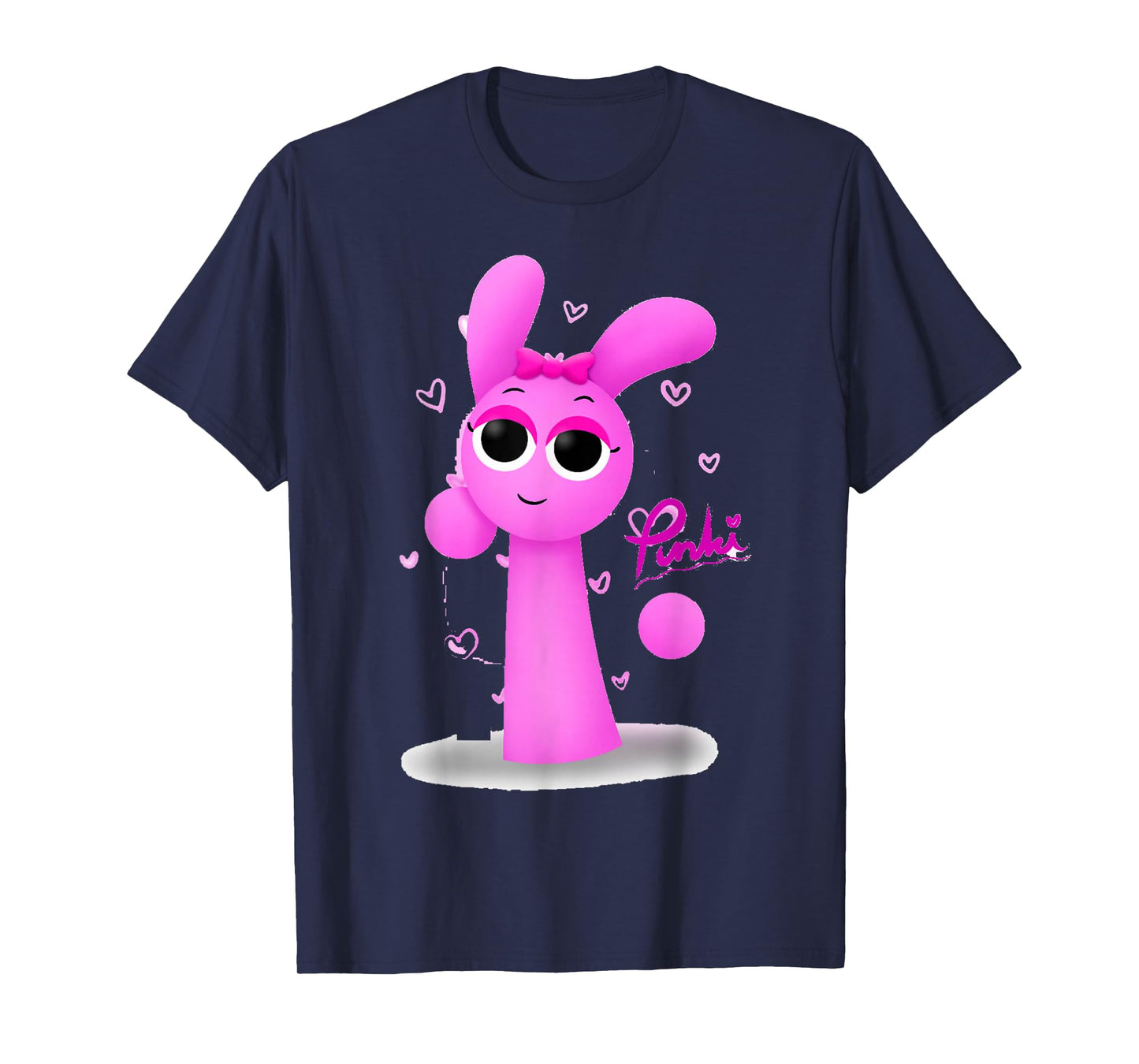 Pinki 3D from Sprunky | Simon Jevin Oren Funbot T-Shirt