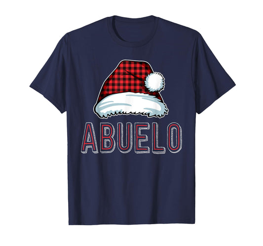 Abuelo Red Buffalo Plaid Family Matching Christmas Latino T-Shirt
