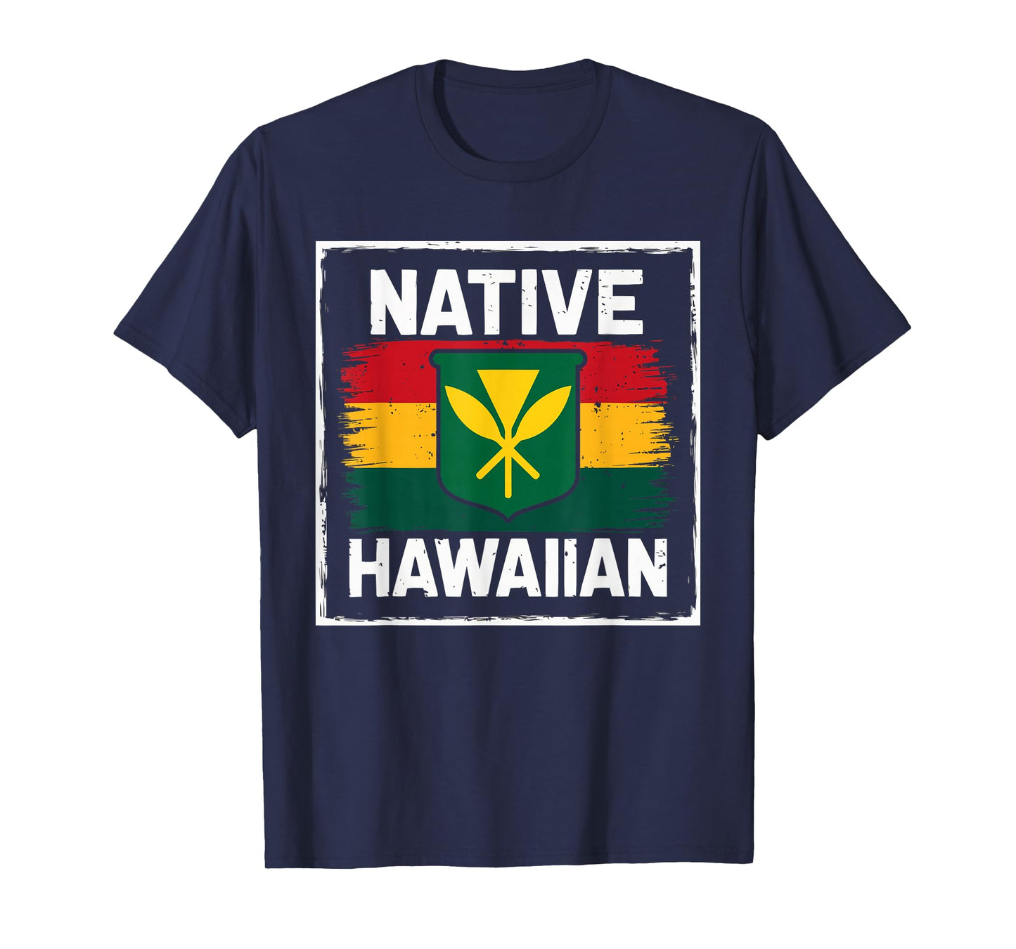 Kanaka Maoli Native Hawaiian Islands Hawaii Flag T-Shirt