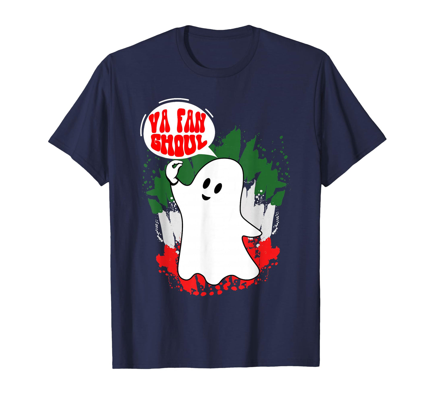 Va Fan Ghoul For Men Women Italian Funny Halloween Ghost T-Shirt