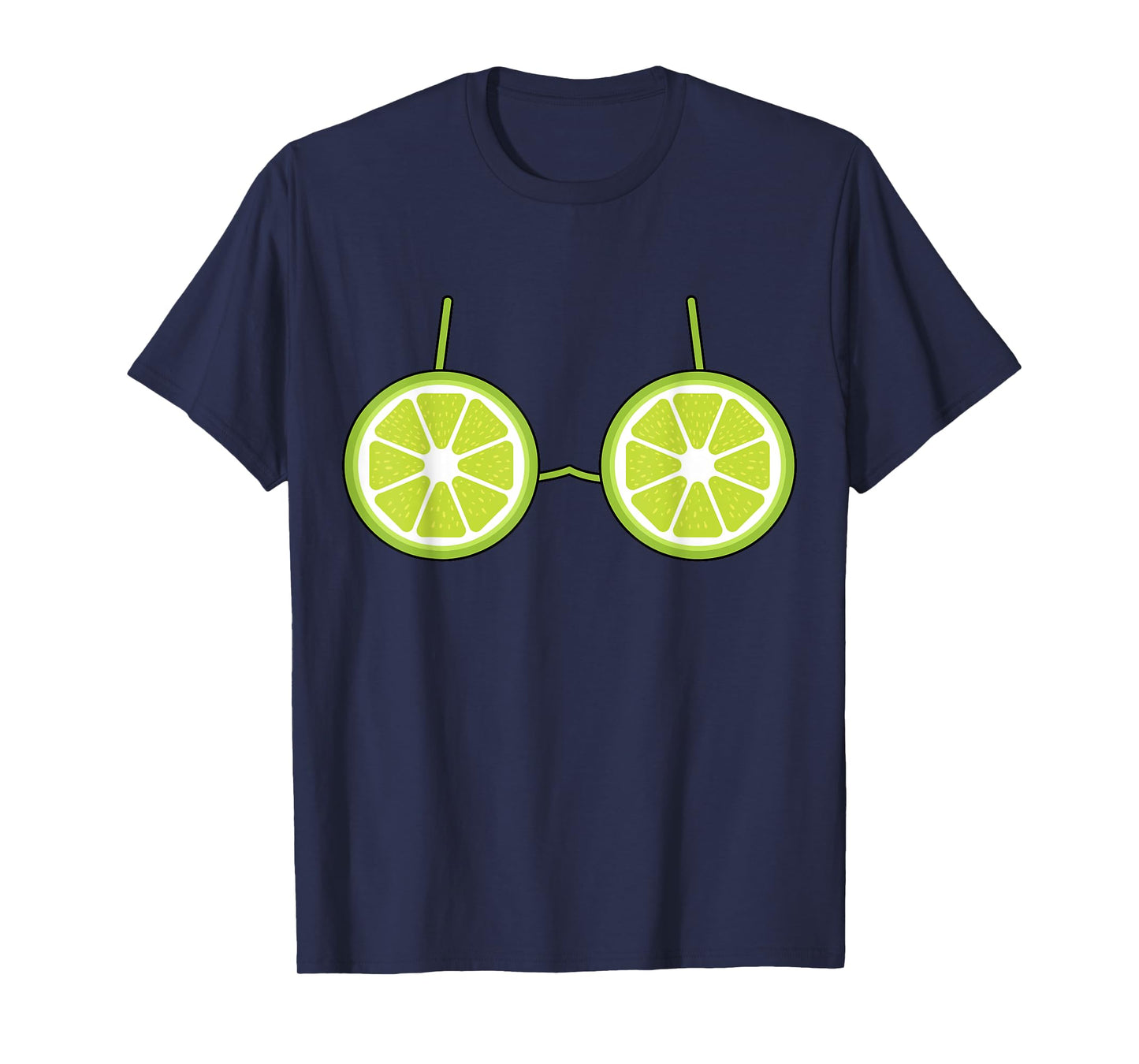 Lime Bra Costume Cute Easy Fruit Halloween Gift T-Shirt