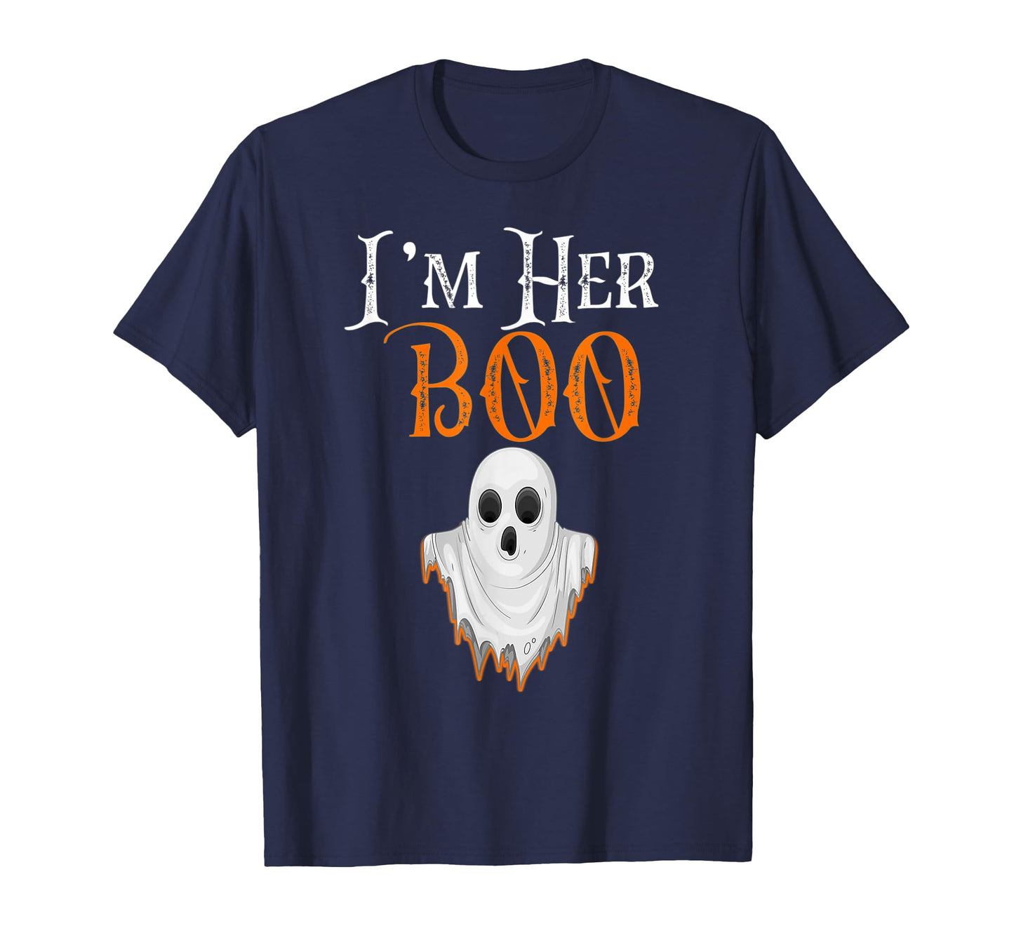 Halloween I'm Her Boo Matching Couples Costume T-Shirt