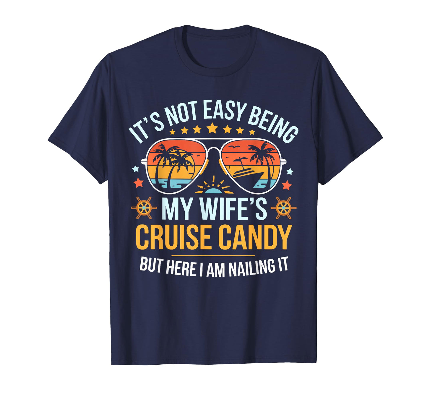 Matching Couples Cruise Candy Husband and Wife Cruise T-Shirt