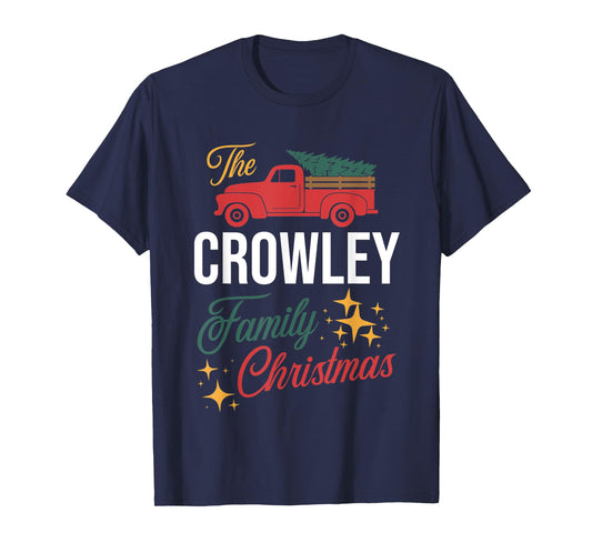 The Crowley Family Christmas Matching Pajamas Group Gift T-Shirt