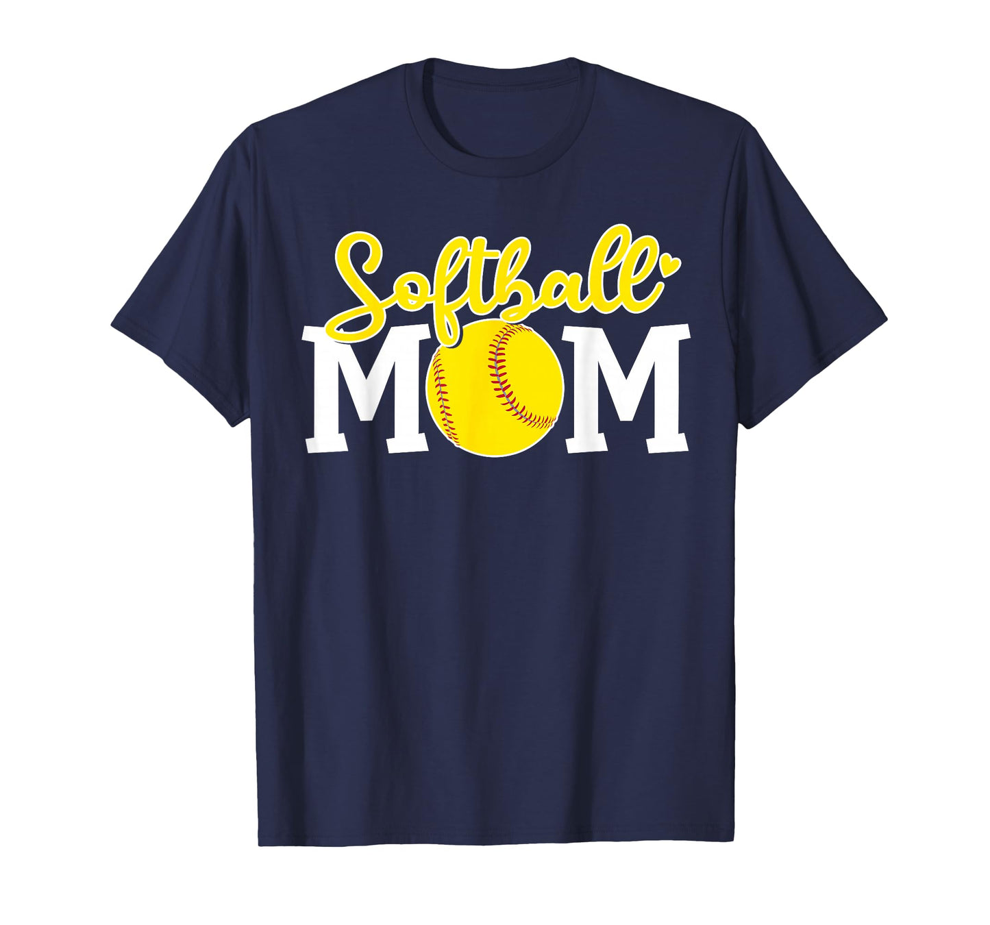 Softball Mom Cute For Mother Love Softball T-Shirt