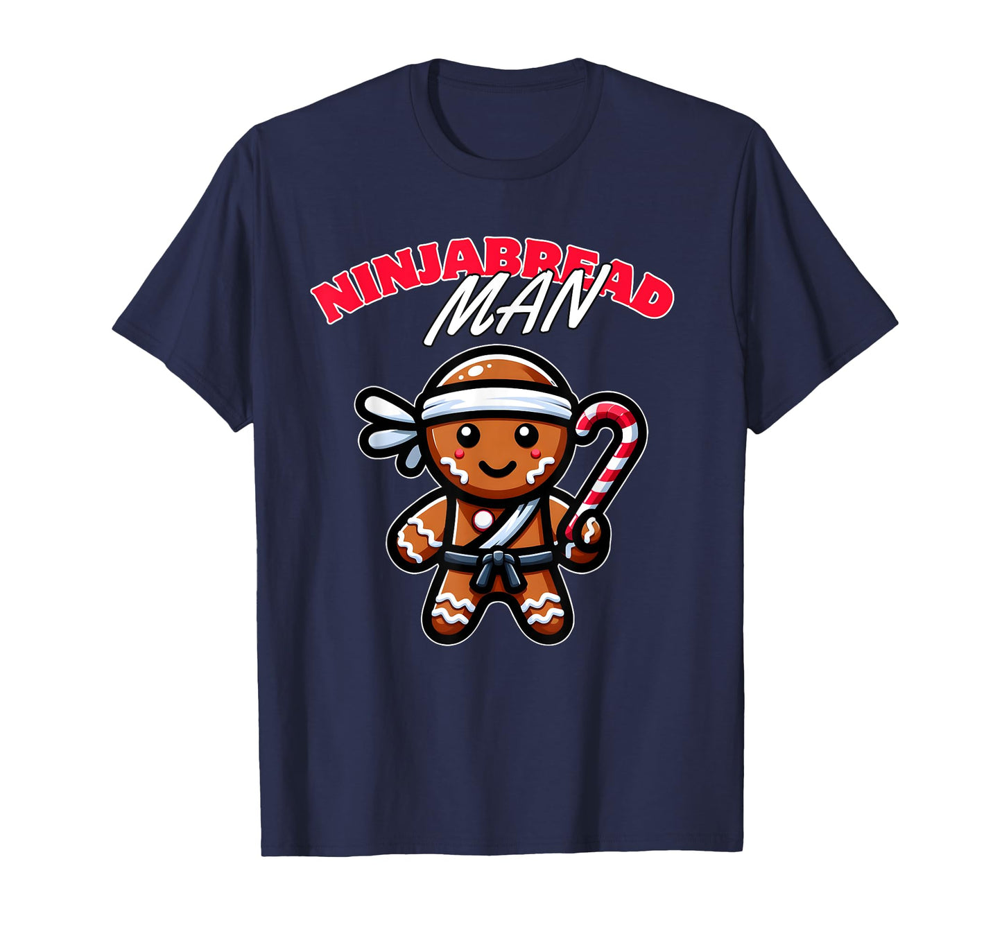 Funny Christmas Ninja Gingerbread Ninjabread T-Shirt