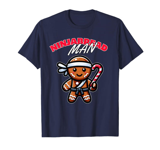 Funny Christmas Ninja Gingerbread Ninjabread T-Shirt