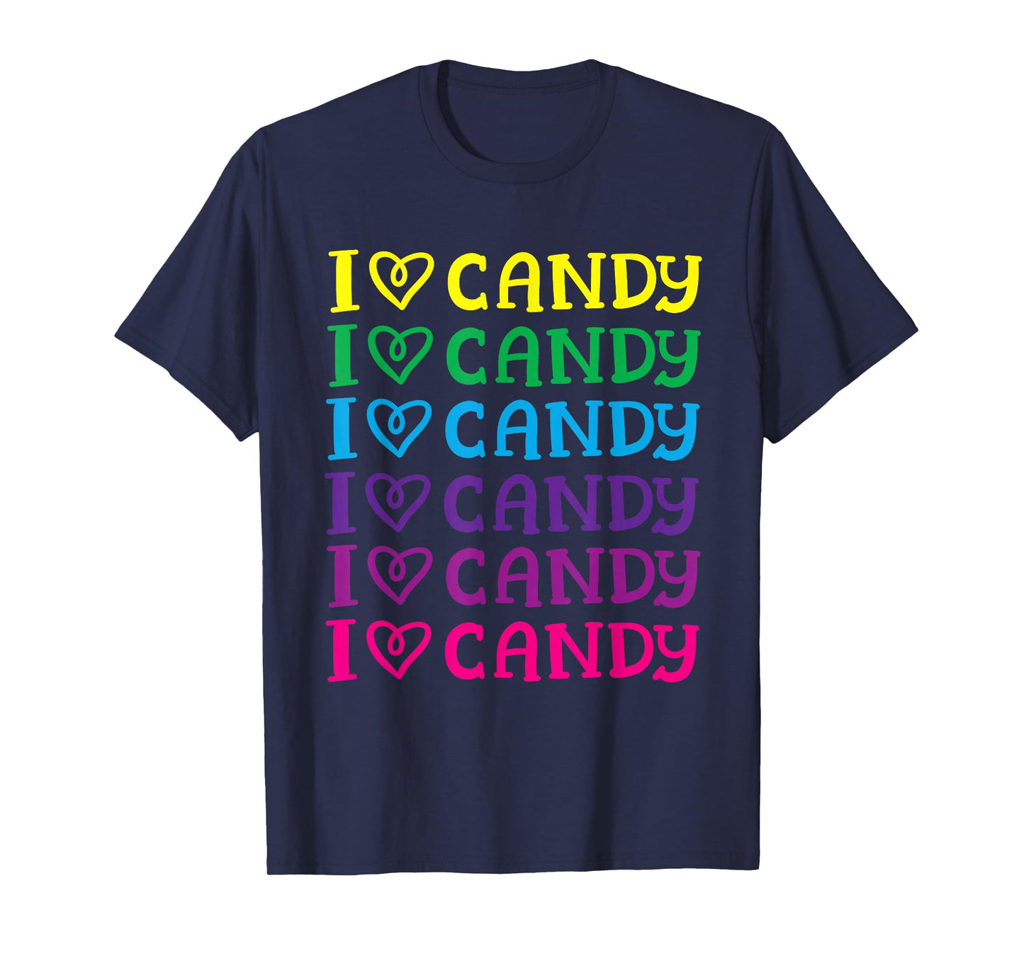 I Love Candy Cute Halloween Party Trick or Treat Costume Kid T-Shirt