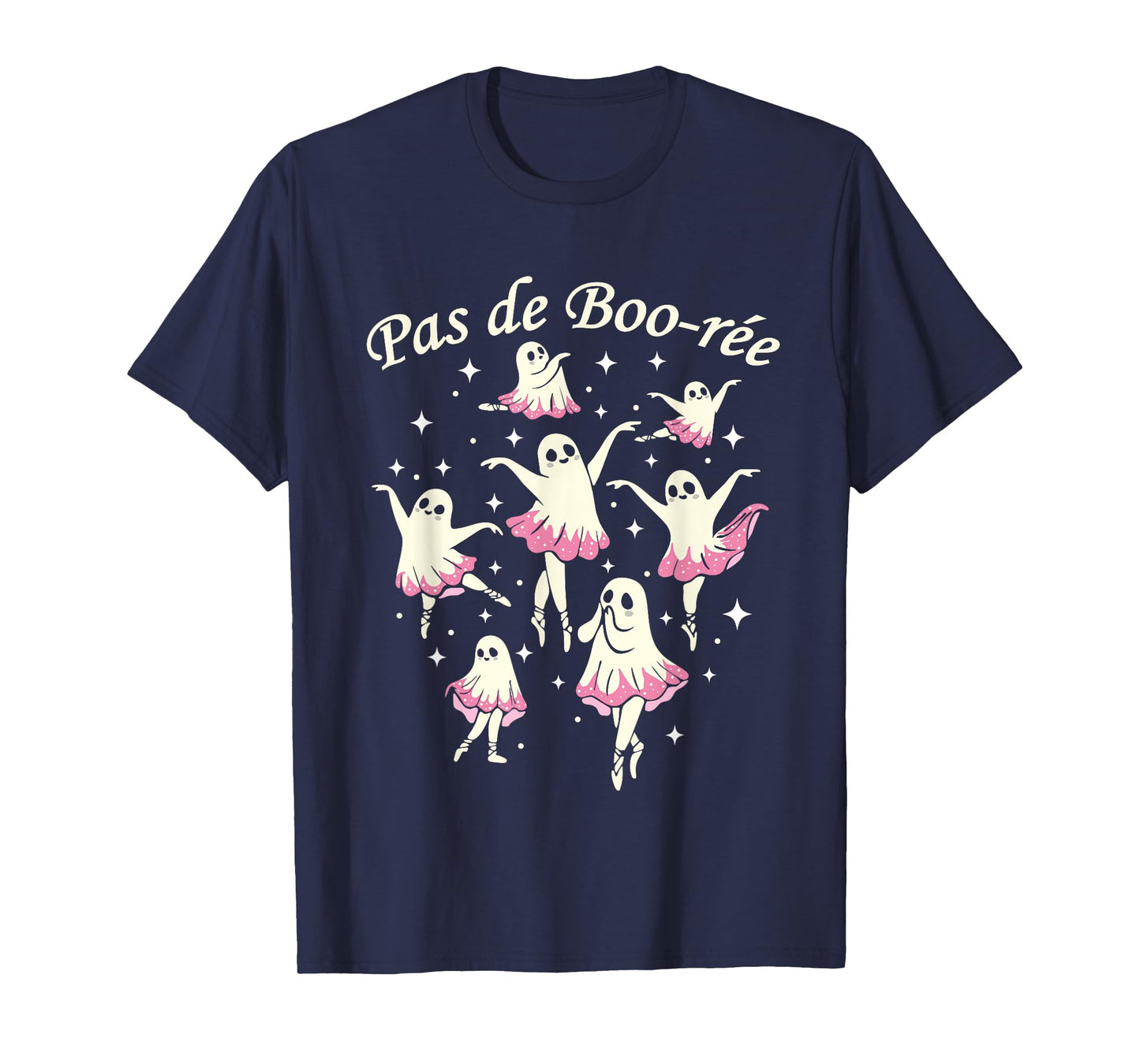 Pas De Boo-rée Ghost Ballet Dancer Halloween Dance Teacher T-Shirt