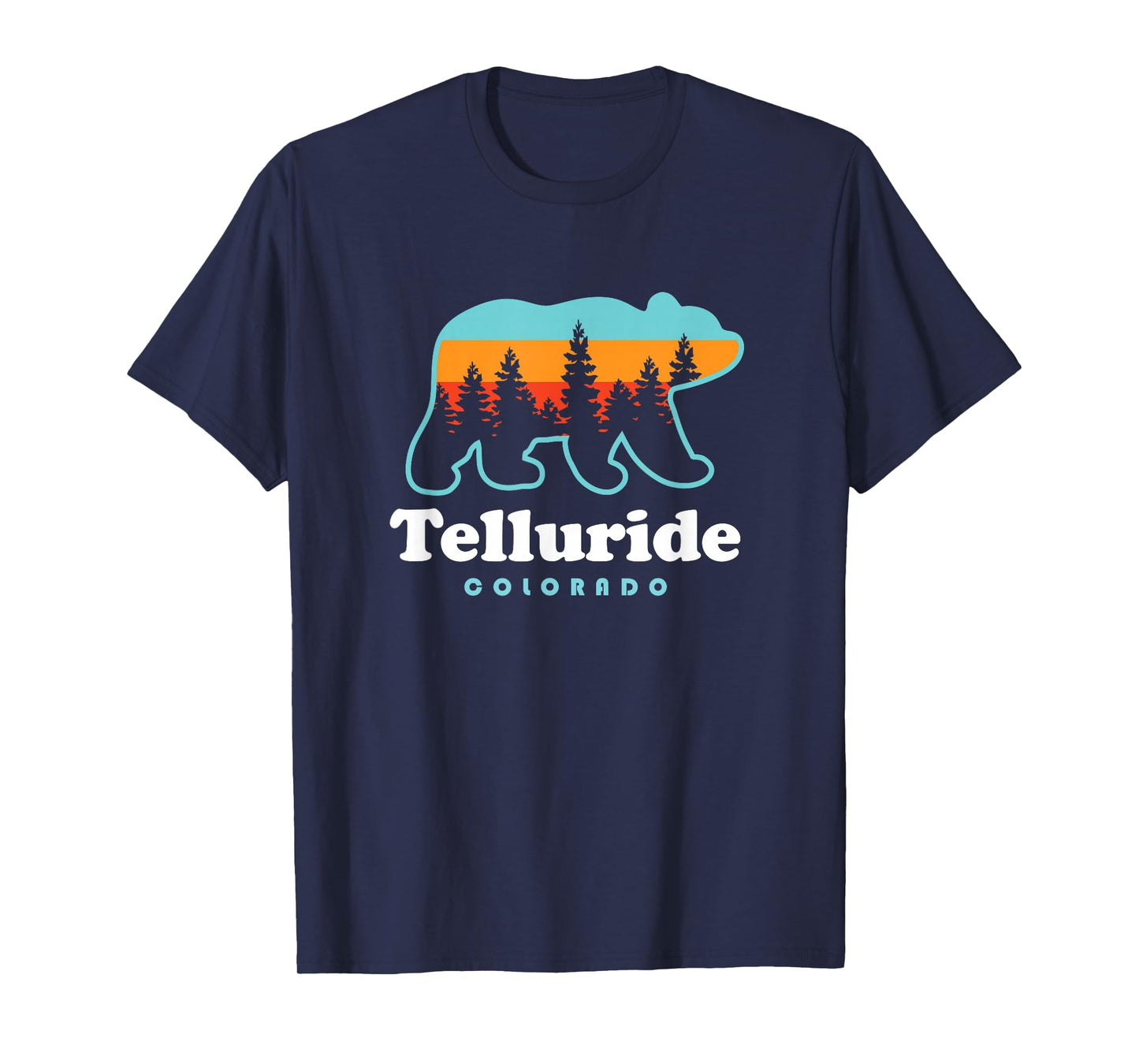 Telluride Colorado Mountains Telluride Mountain Bear T-Shirt