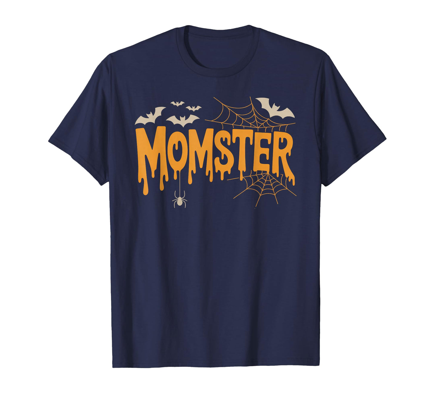 Funny Momster Halloween Mom Costume Bat Vampire Mommy Men T-Shirt