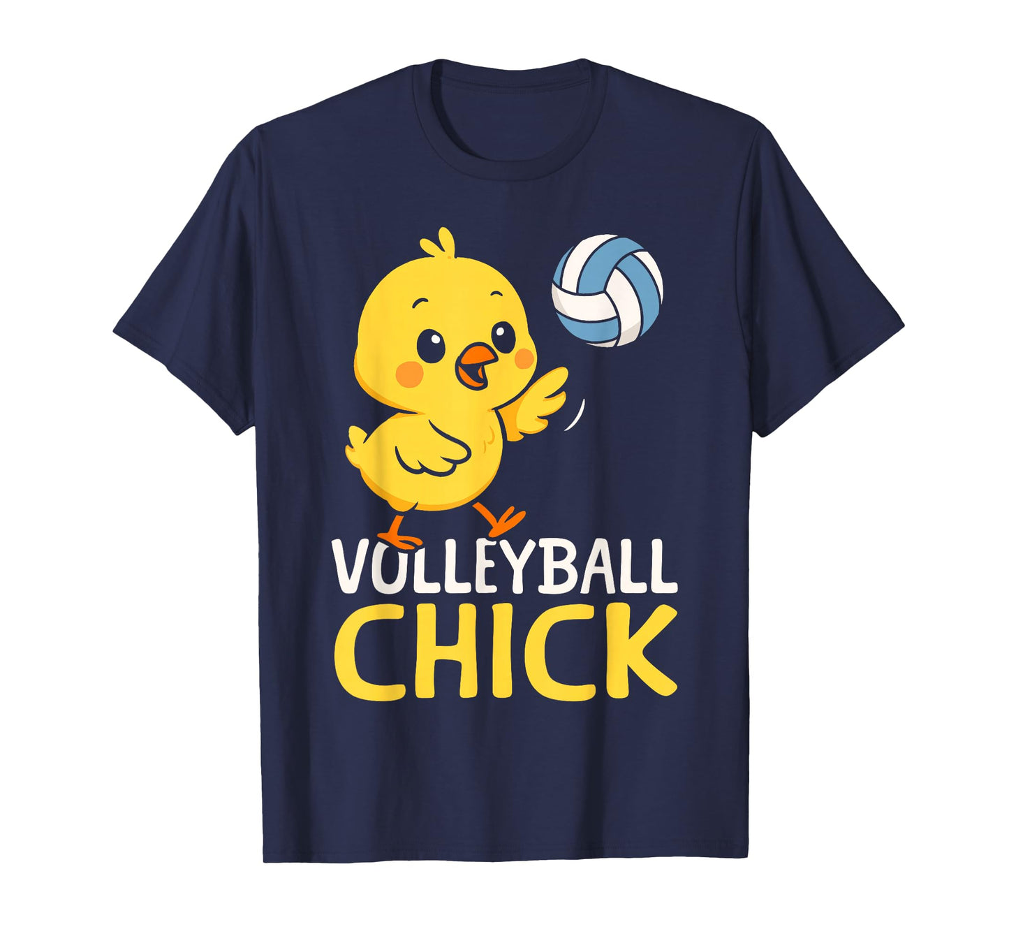 Volleyball Player Team Chicken Girl Volleyball Chick T-Shirt