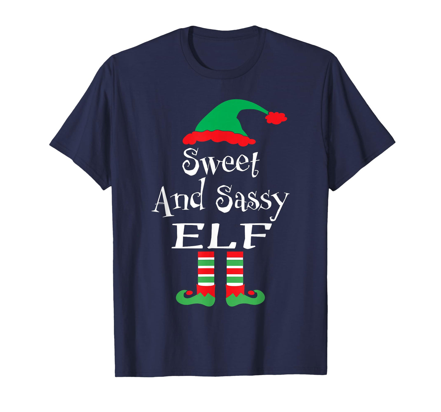 Funny Sweet and Sassy Elf Shirt Xmas Family Matching Youth T-Shirt