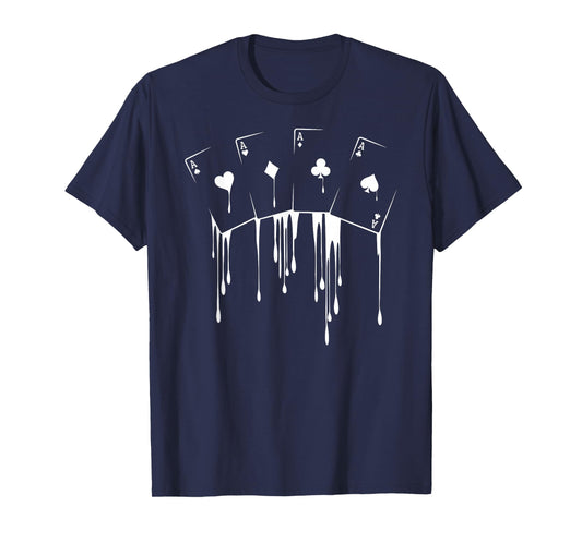 Poker Player Texas Hold'em Night Tournament Poker T-Shirt Small