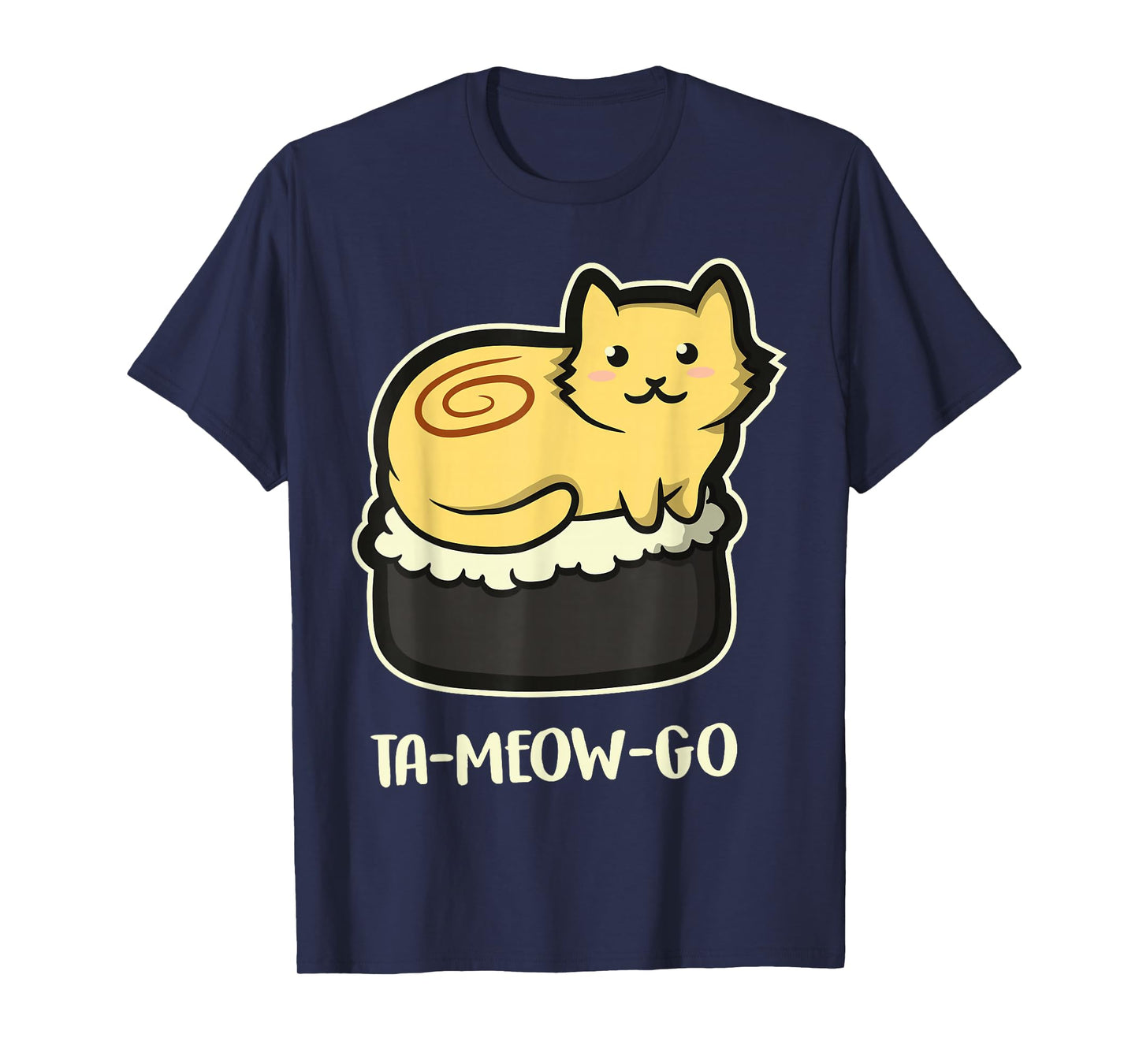 Japanese Anime Kawaii Sushi Cat T-Shirt