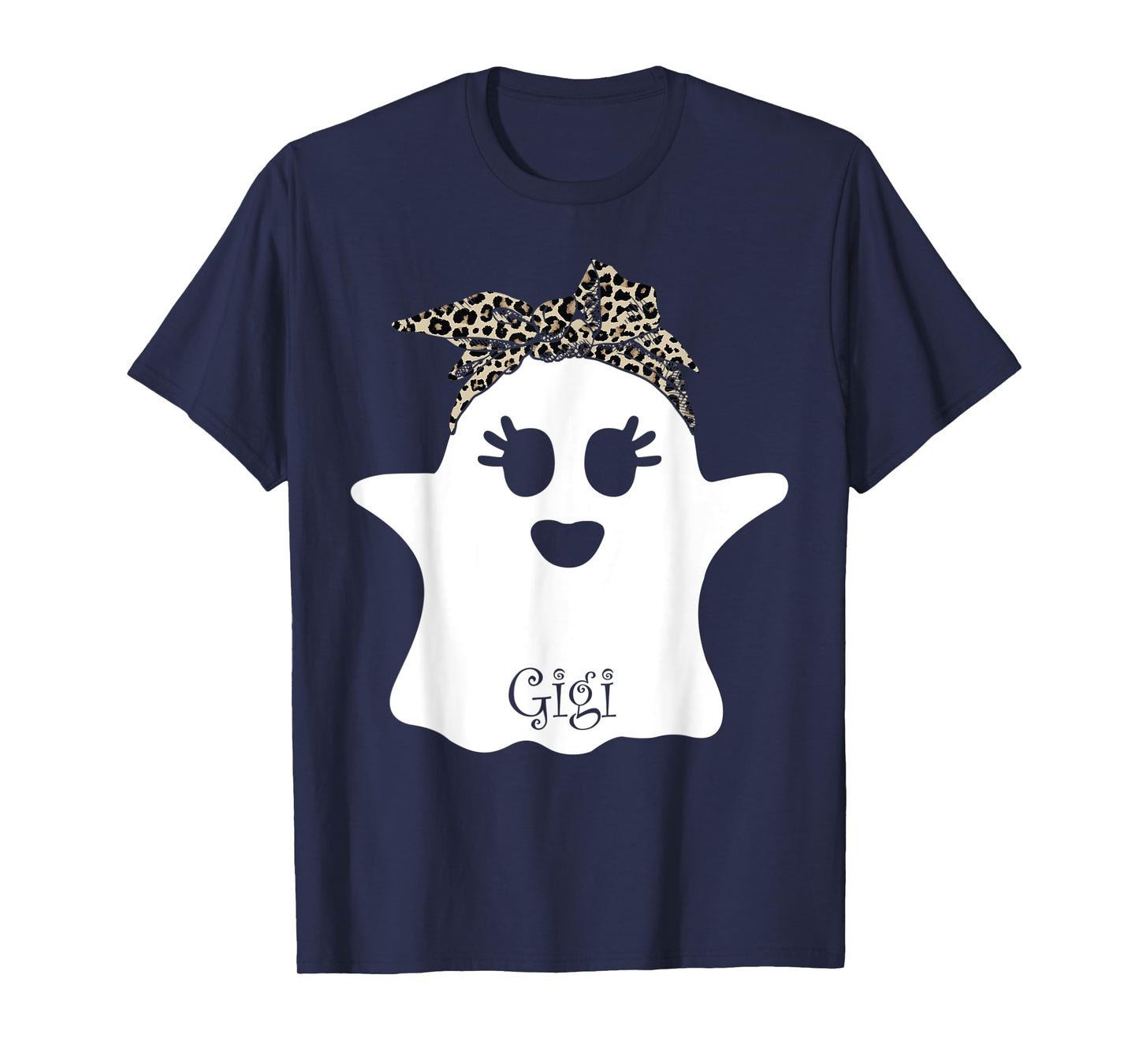mb Spooky Gigi Ghost Bandana Boo Halloween Family Matching T-Shirt