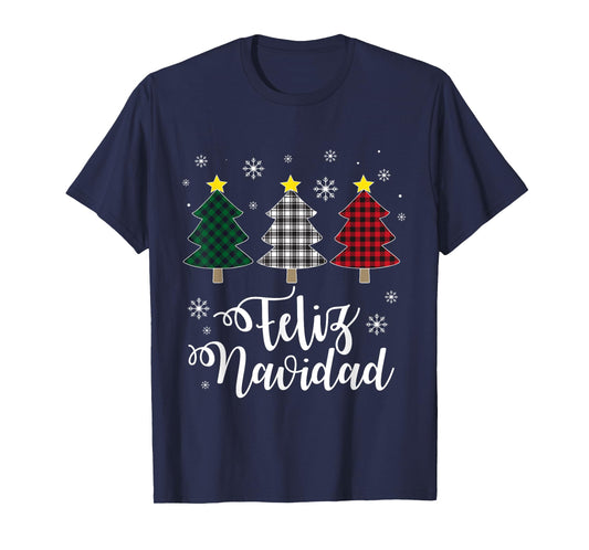 Feliz Navidad Matching Family Christmas Spanish Mexican Xmas T-Shirt