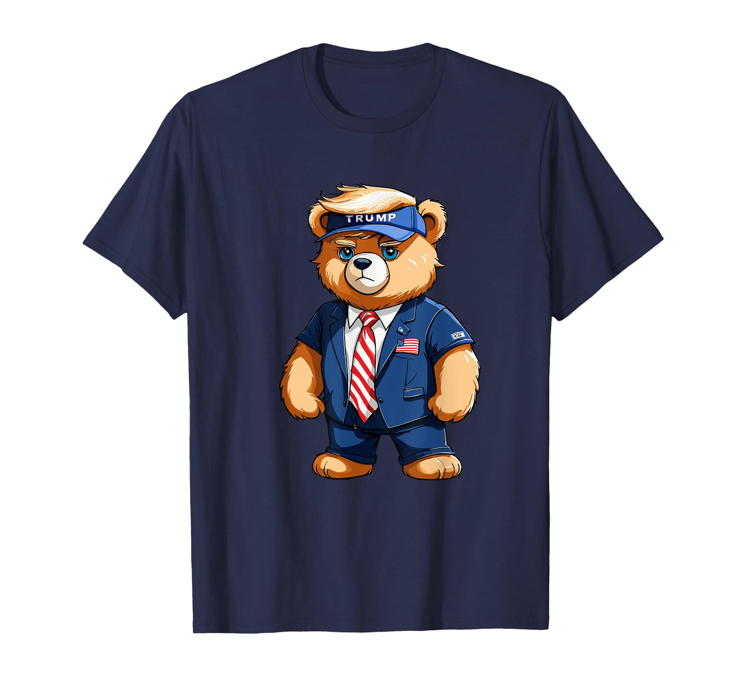 Trump Teddy Bear USA Flag Patriot Supporter T-Shirt