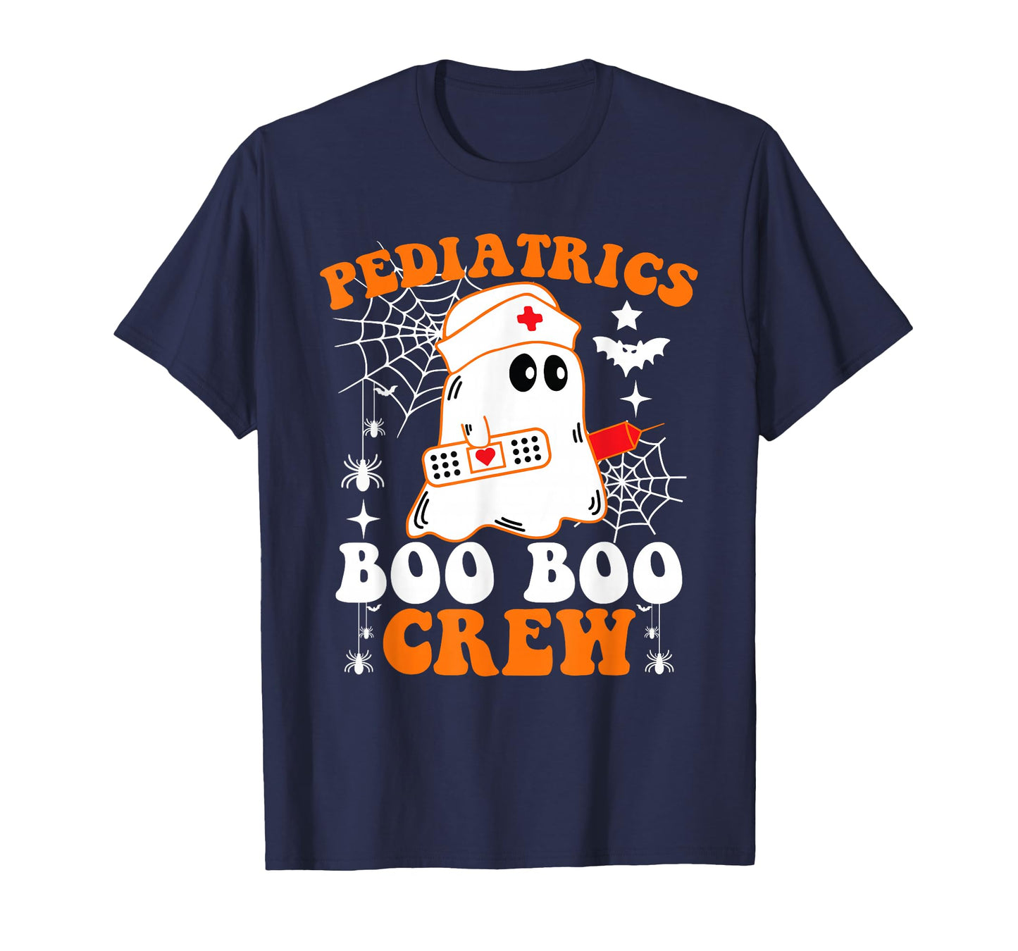 Pediatrics Boo Boo Crew Shirt Funny Nurse Ghost Halloween T-Shirt