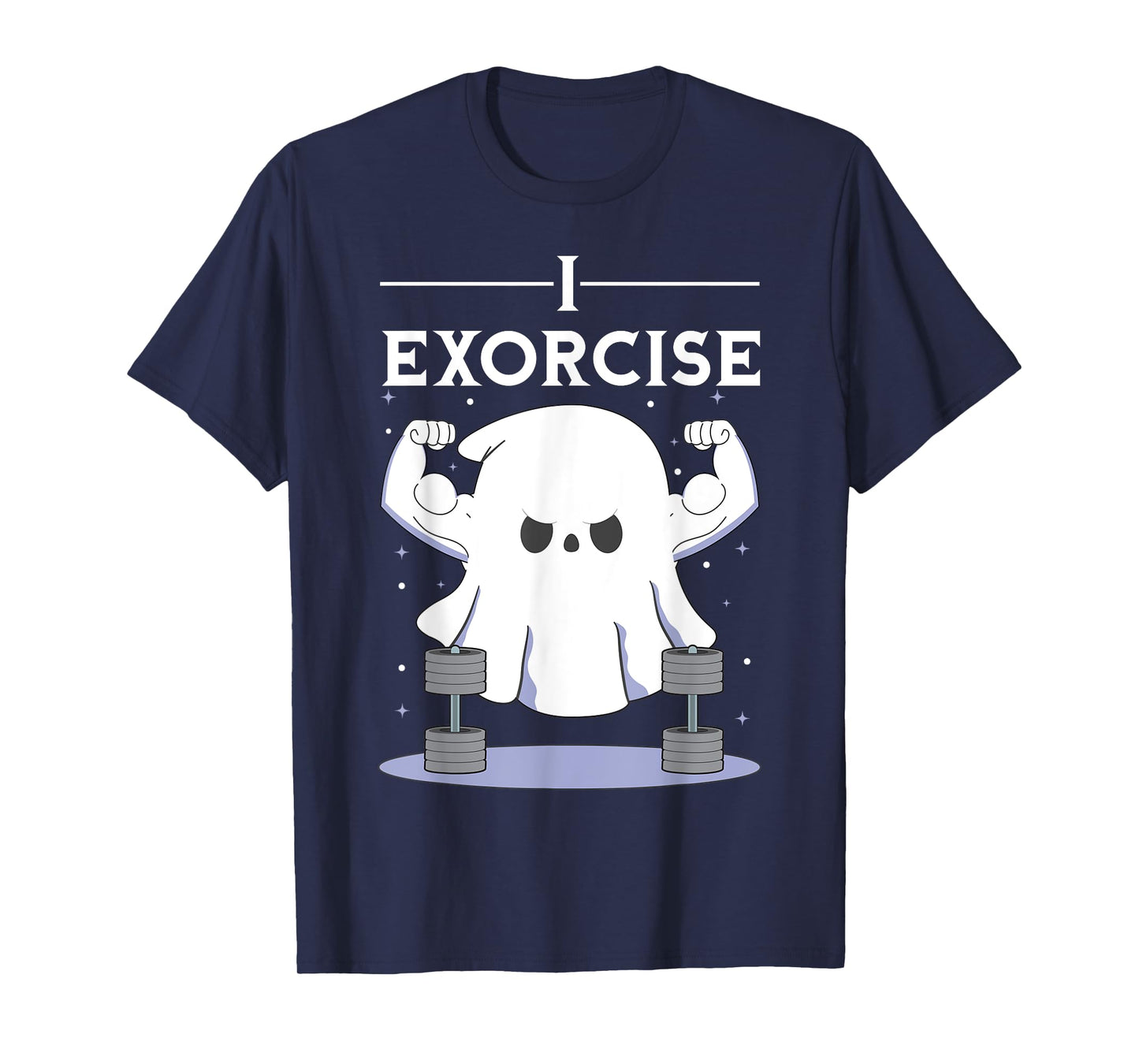 I Exorcise Ghost Pun Halloween Party Exorcist Gym Humor T-Shirt