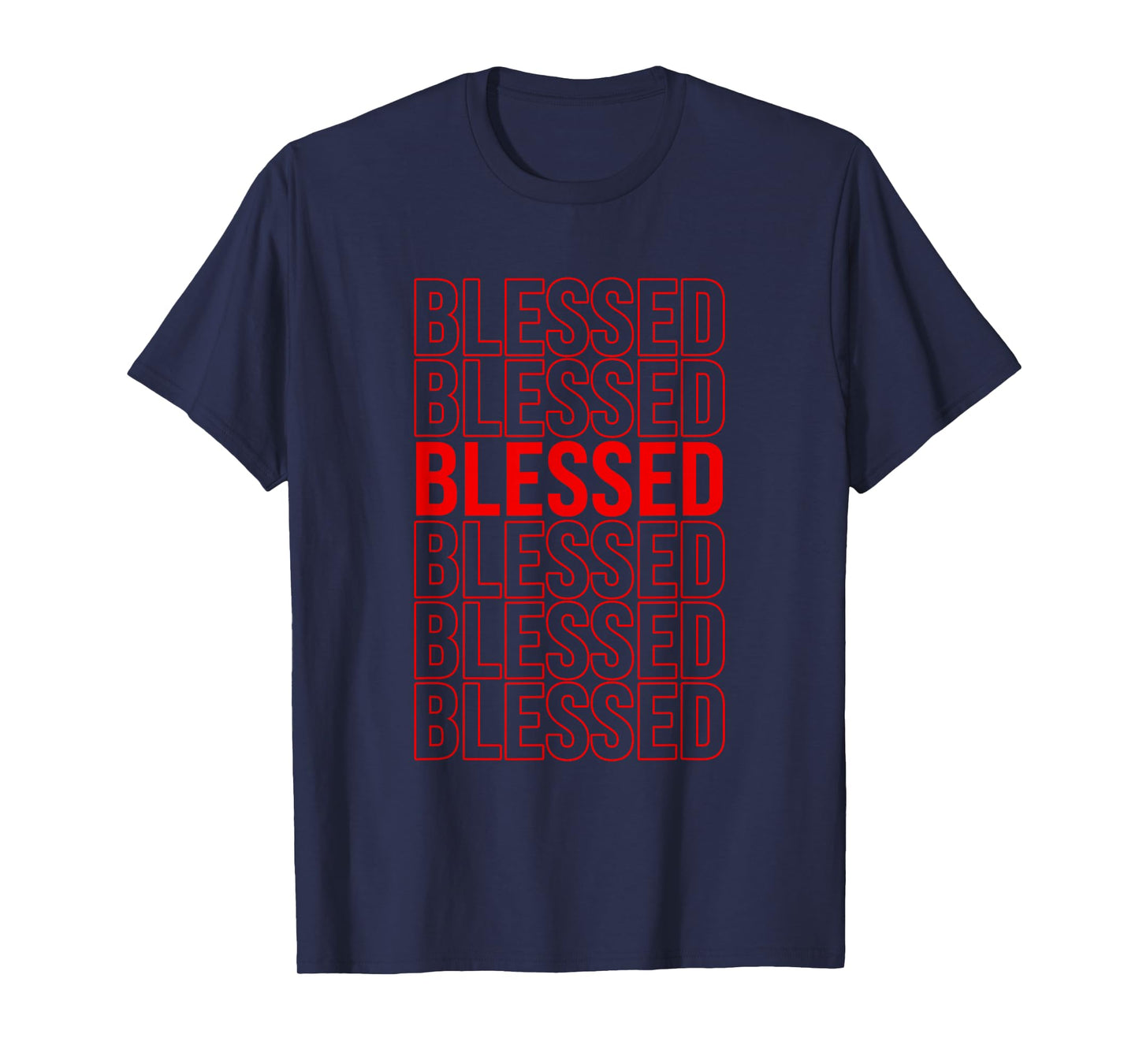 Red Blessed Red Graphic T-Shirt
