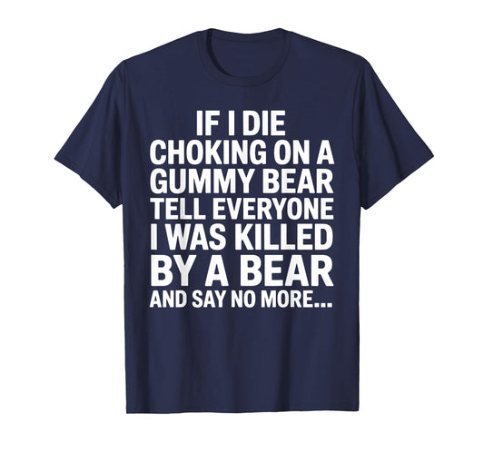 Funny Gummy Bear Design for Men Women Kids Gummy Bear Lovers T-Shirt