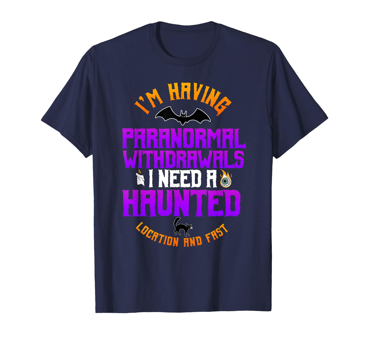 Ghost Hunter Paranormal Hunting Halloween Spirit Hunt EVP T-Shirt