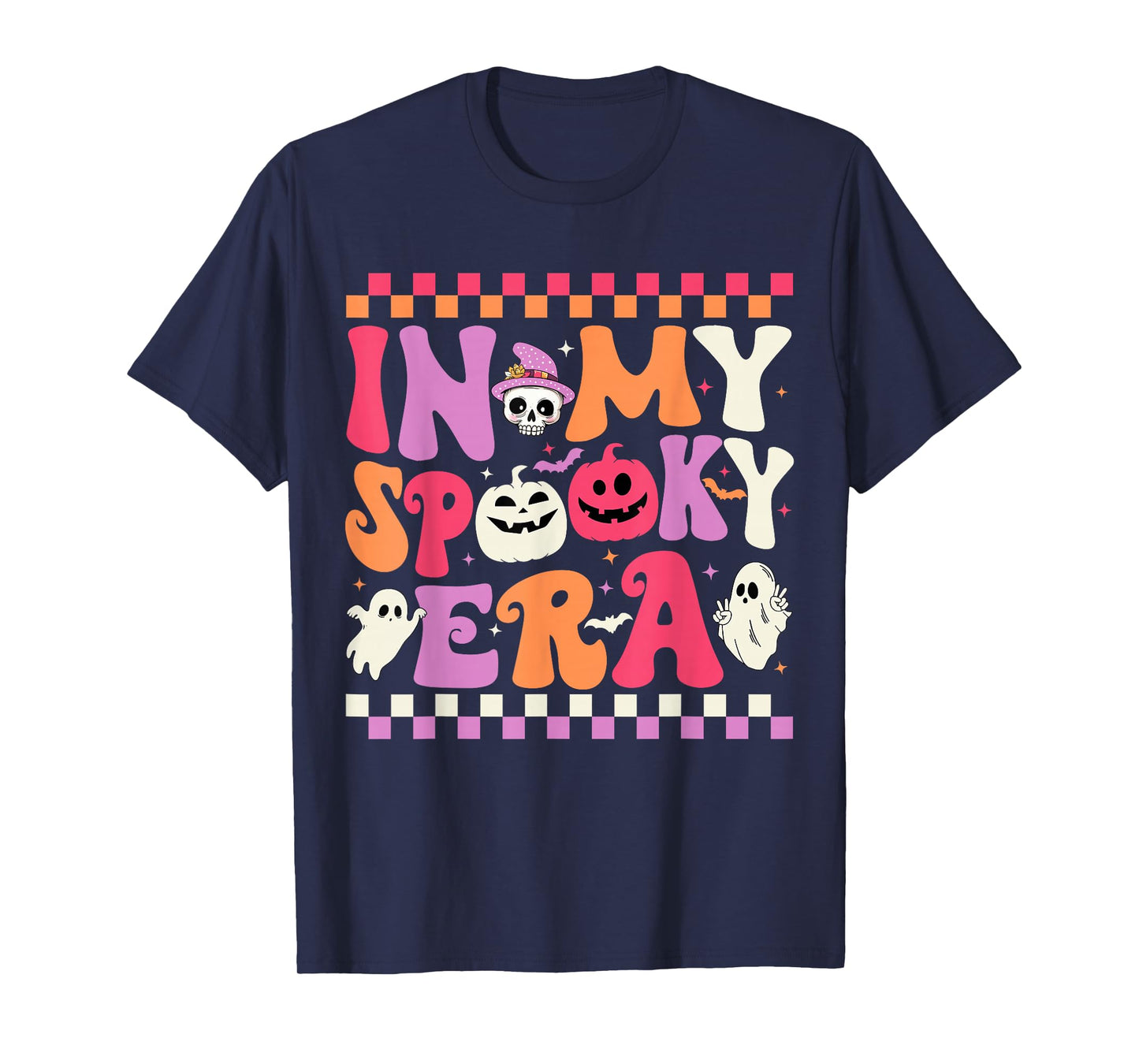 In My Spooky Era Halloween Ghost Groovy Hippie Halloween T-Shirt