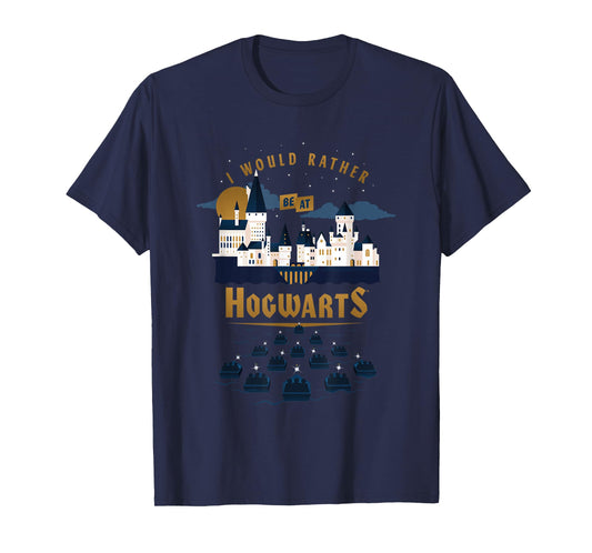 Harry Potter I Would Rather Be At Hogwarts T-Shirt