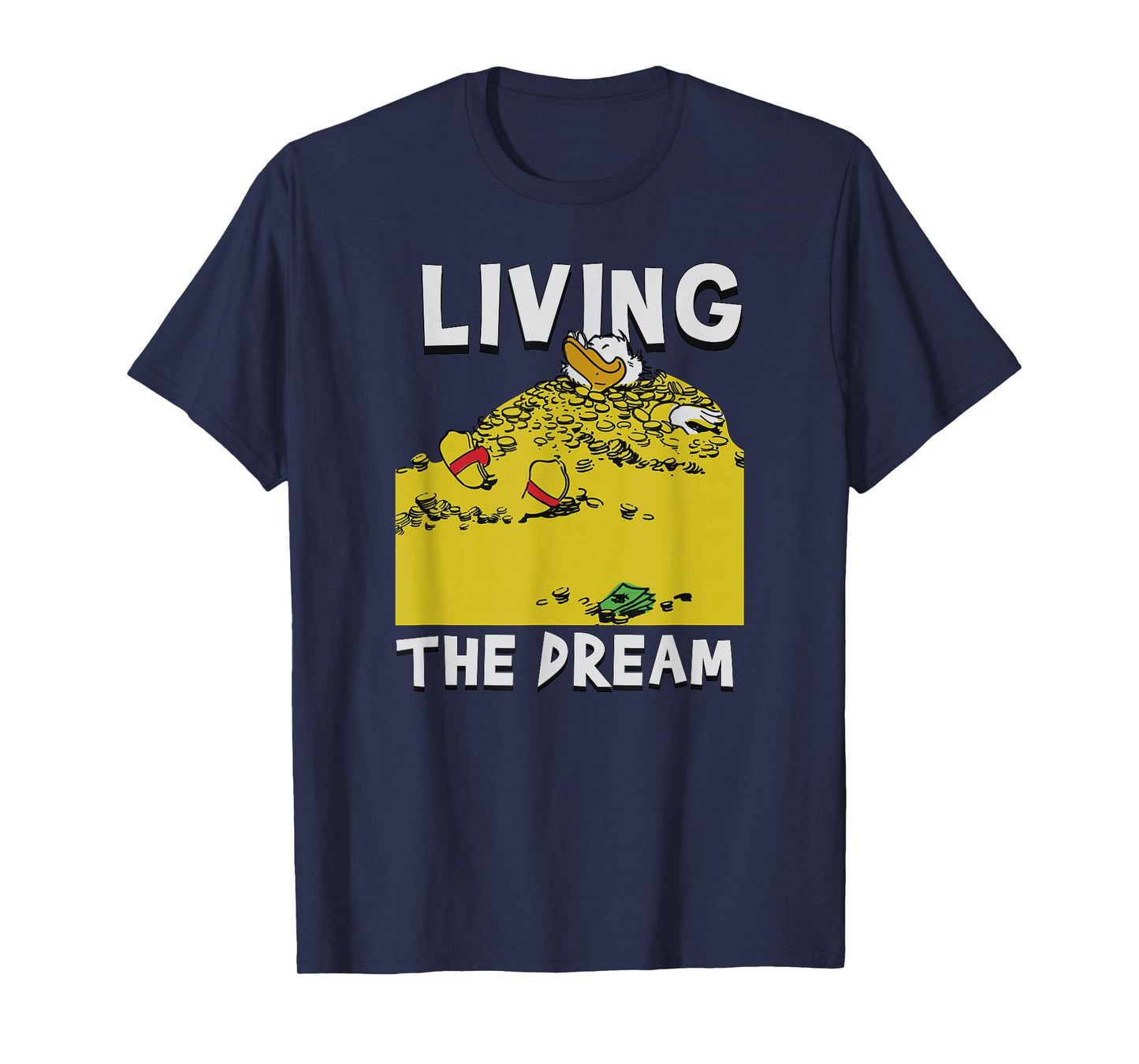 Disney - Ducktales Scrooge McDuck Living The Dream T-Shirt