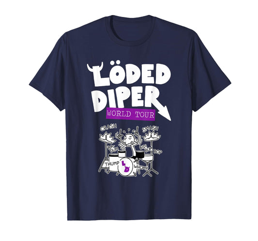 Diary of a Wimpy Kid Front and Back Loded Diper Band Funny T-Shirt