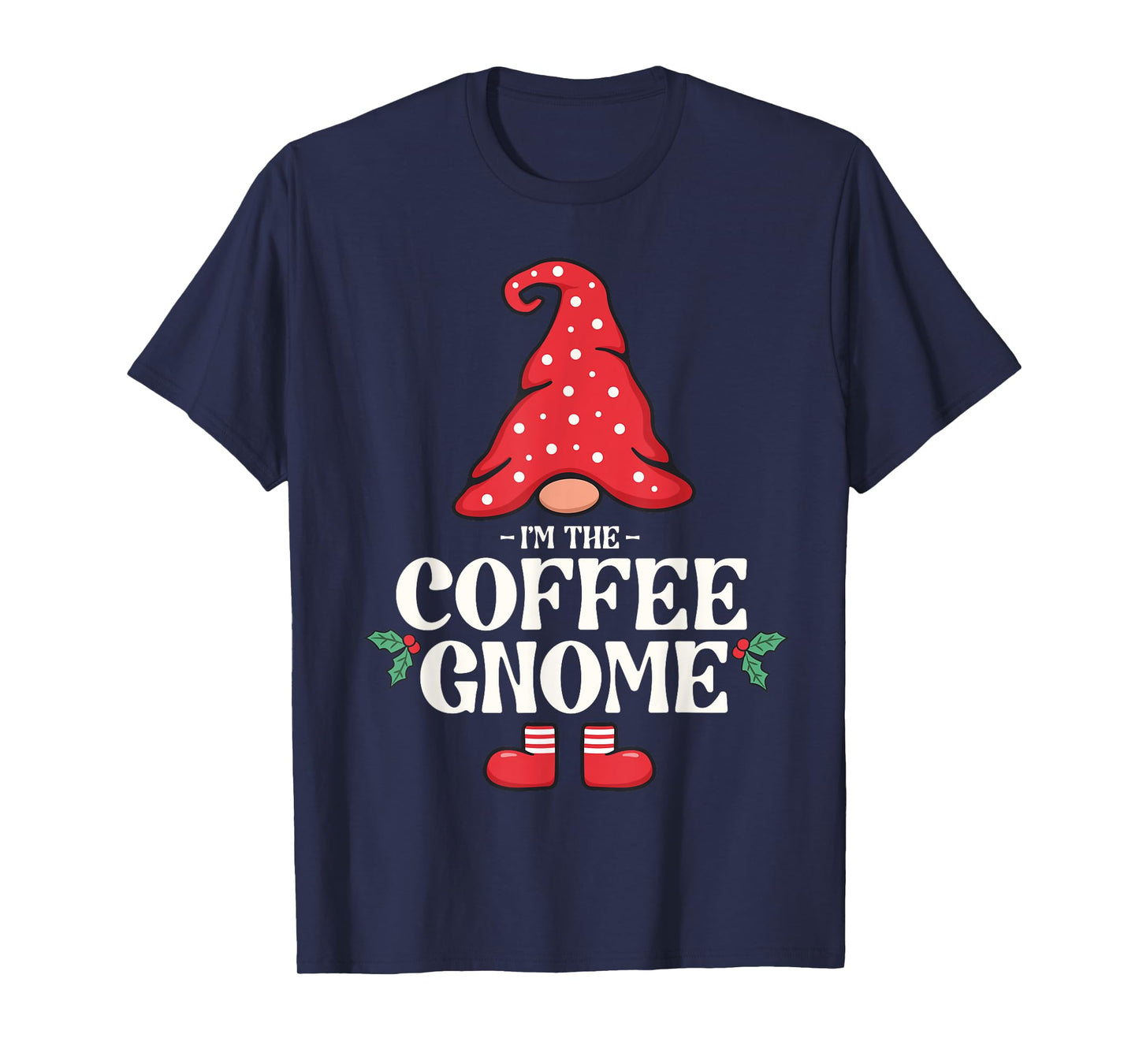 The Coffee Gnome Funny Family Matching Group Christmas T-Shirt