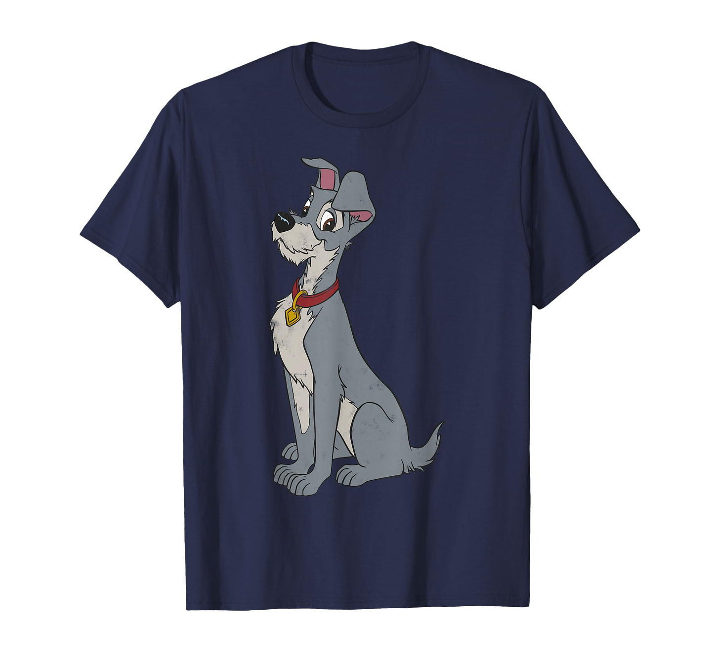 Disney Lady and The Tramp Simple Portrait T-Shirt
