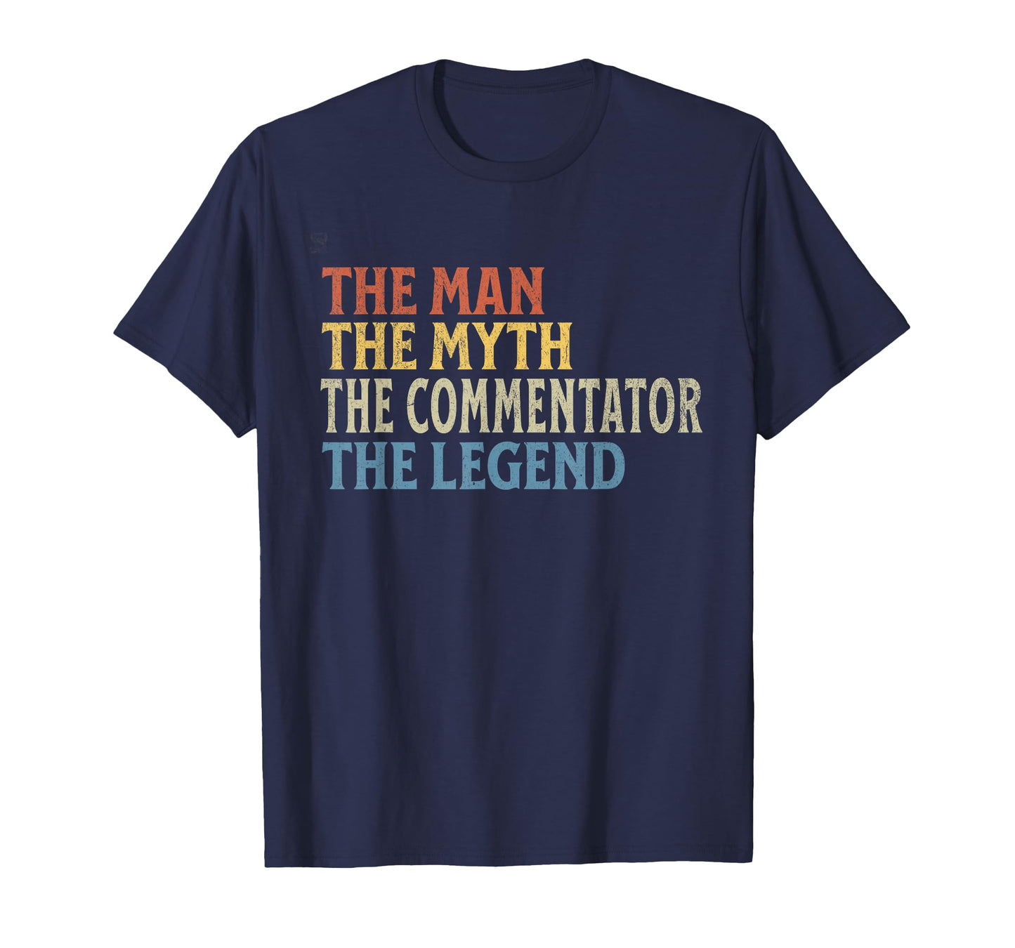 Fathers Day Sportscaster Sports Announcer Sports Commentator T-Shirt