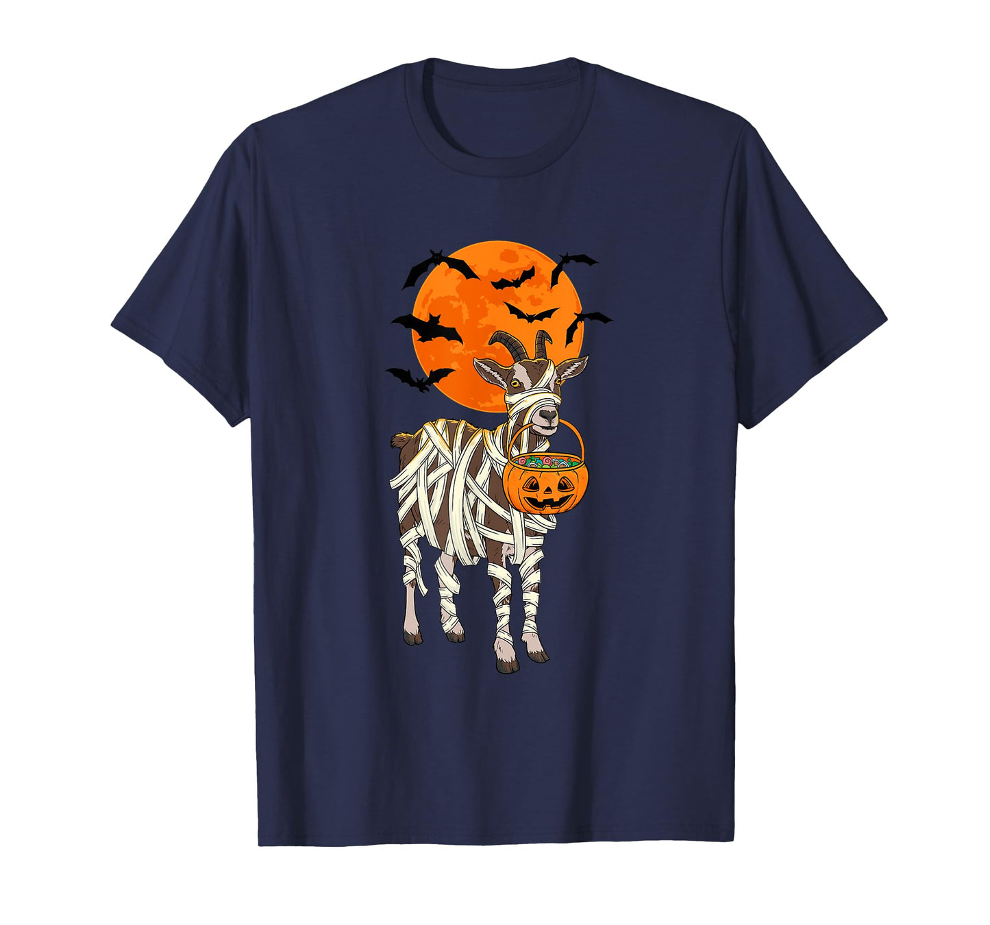 Goat Mummy Funny Halloween Farmer T-Shirt