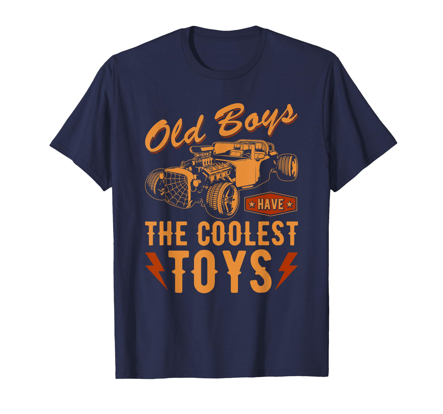 Funny Hot Rod Grandpa Old Boys Quote, Vintage Rat Rod T-Shirt