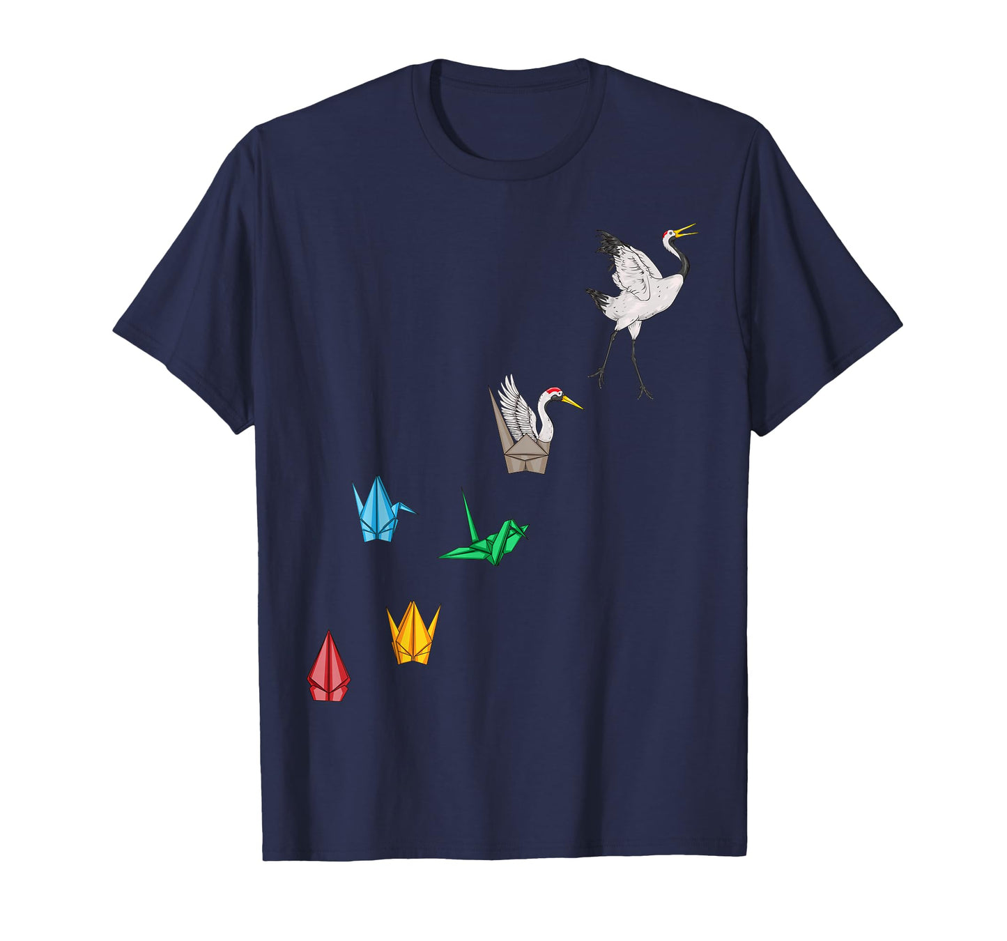 Origami Paper Crane Japanese Culture Bird Lovers T-Shirt