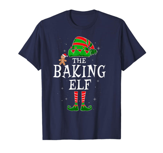 The Baking Elf Group Matching Family Christmas Cookie Funny T-Shirt