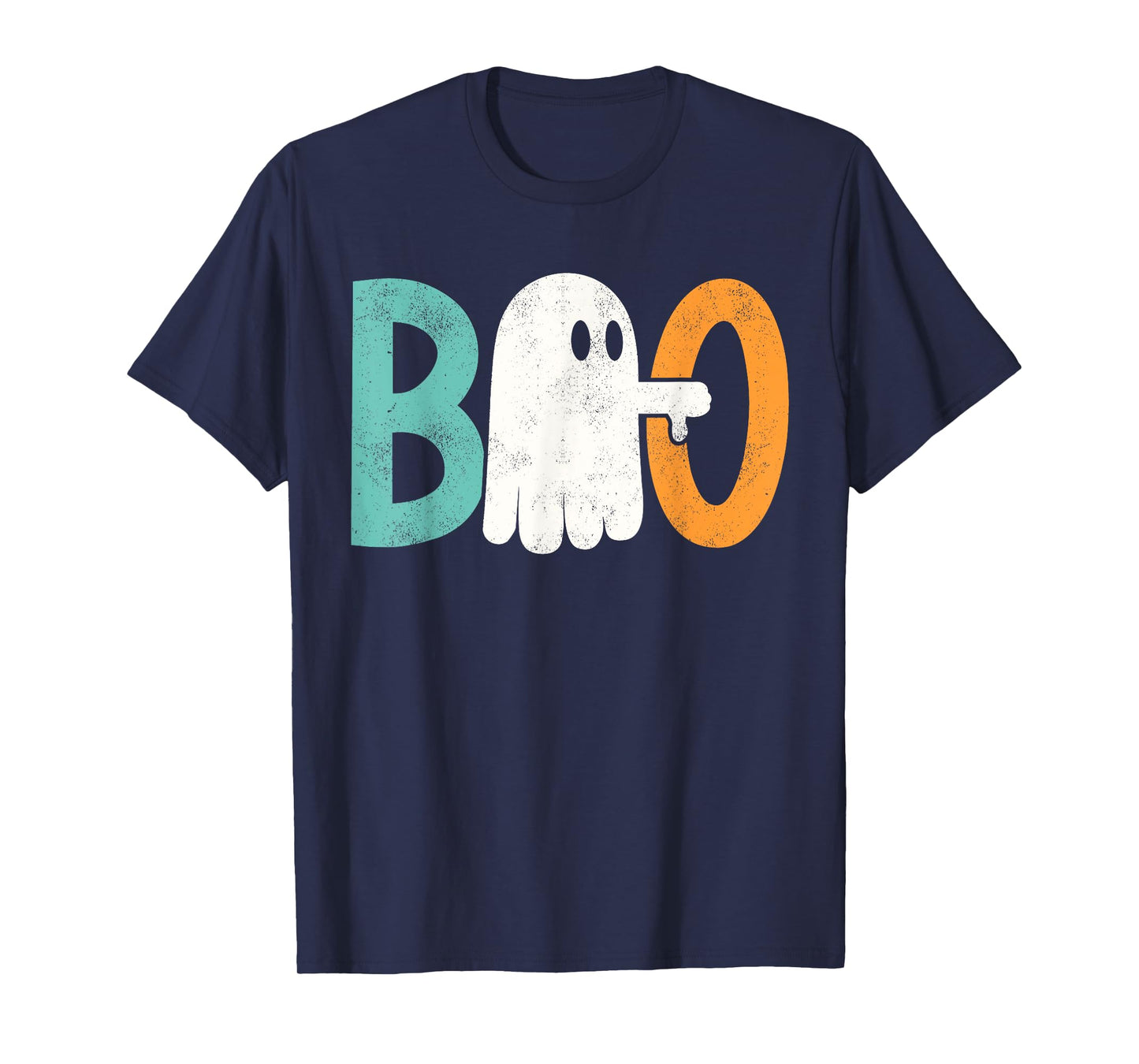 Funny Thumbs Down Boo Ghost Halloween Spooky for Men Women T-Shirt