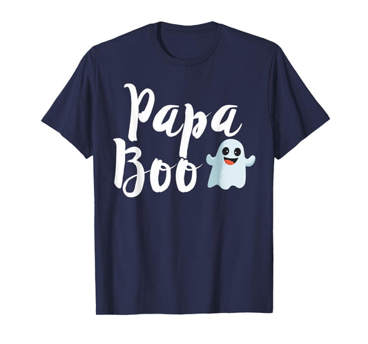Papa Boo Halloween Family Matching Ghost Dad Shirt T-Shirt