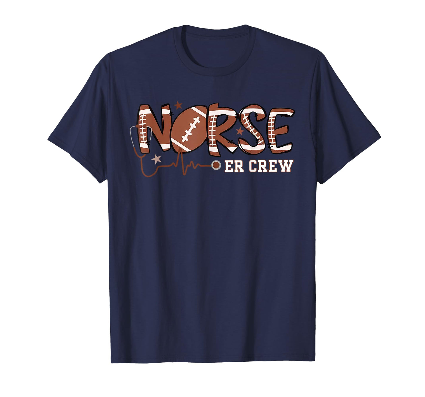 Football ER Crew Nurse Nursing Sports Emergency Department T-Shirt