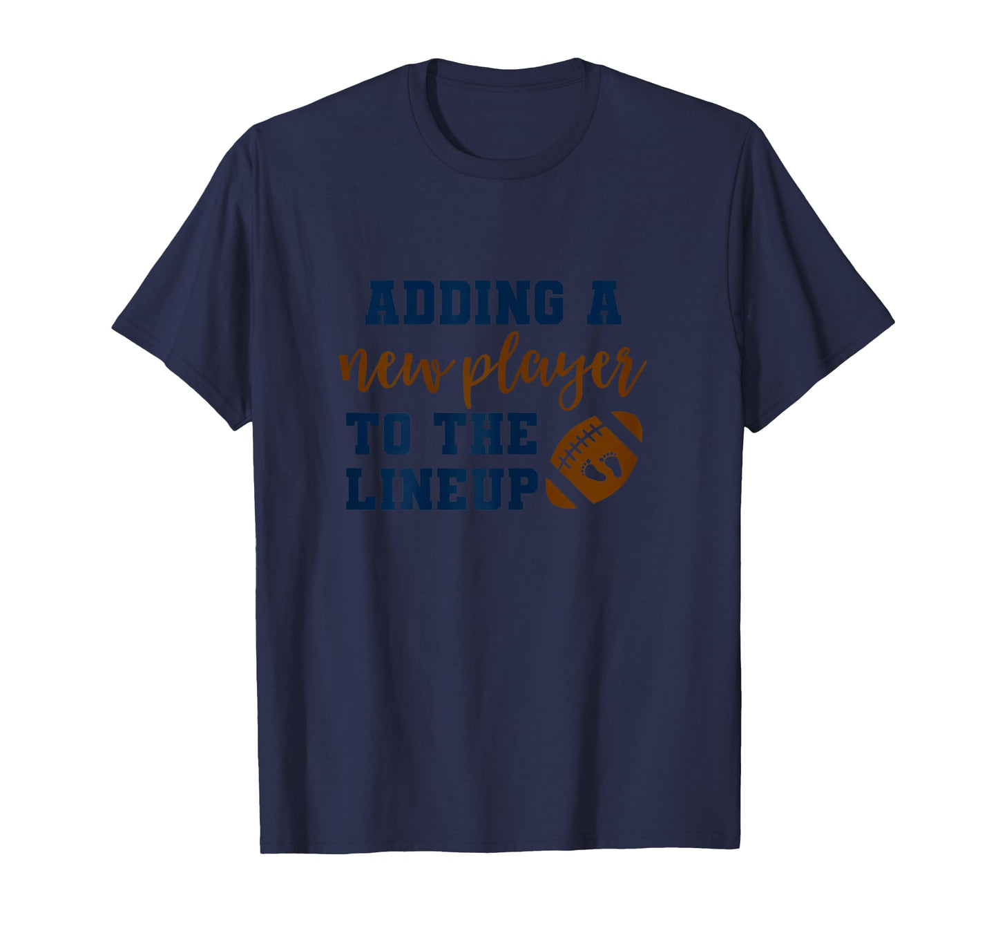 Womens Football Pregnancy Announcement Shirt Fall Baby Reveal T-Shirt