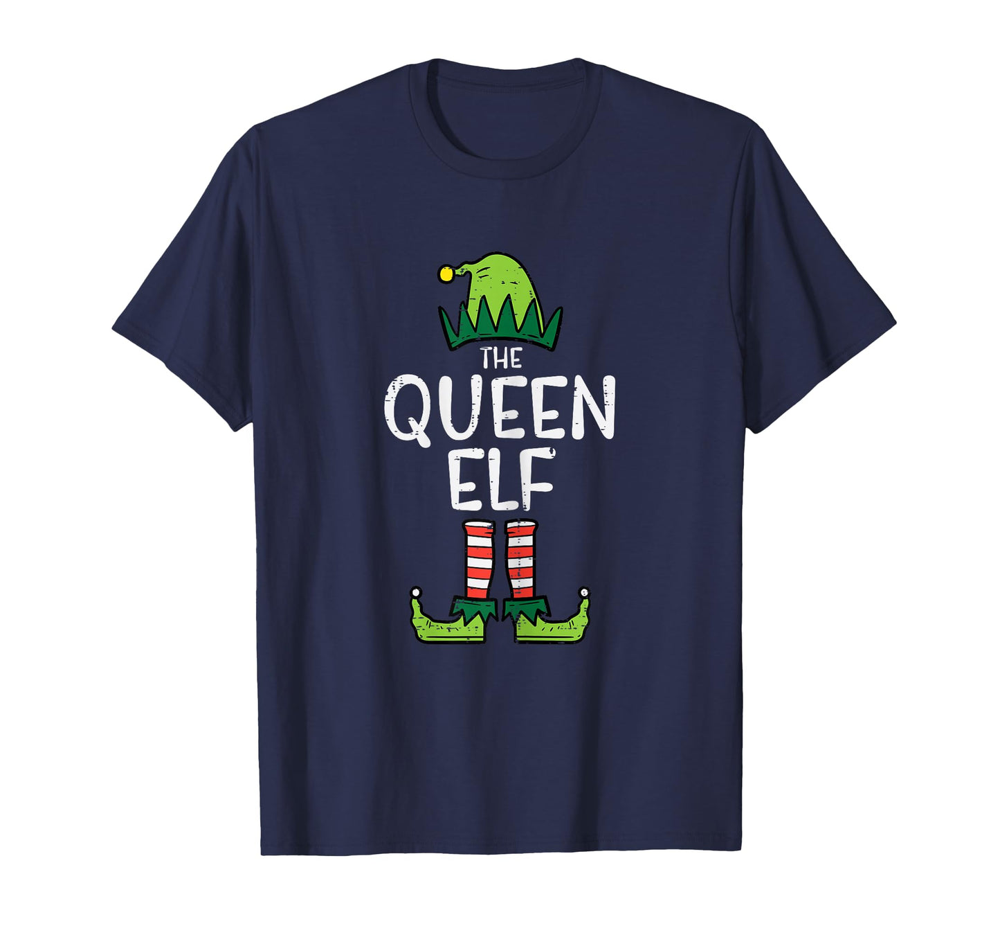 Queen Elf Xmas Matching Christmas Couple Women T-Shirt