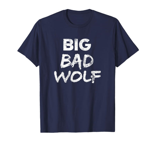 Big Bad Wolf Distressed Funny Wild Animal Lover Gift T-Shirt T-Shirt