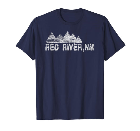 Trendy Grunge Red River NM Mountains Ski Town T-Shirt T-Shirt
