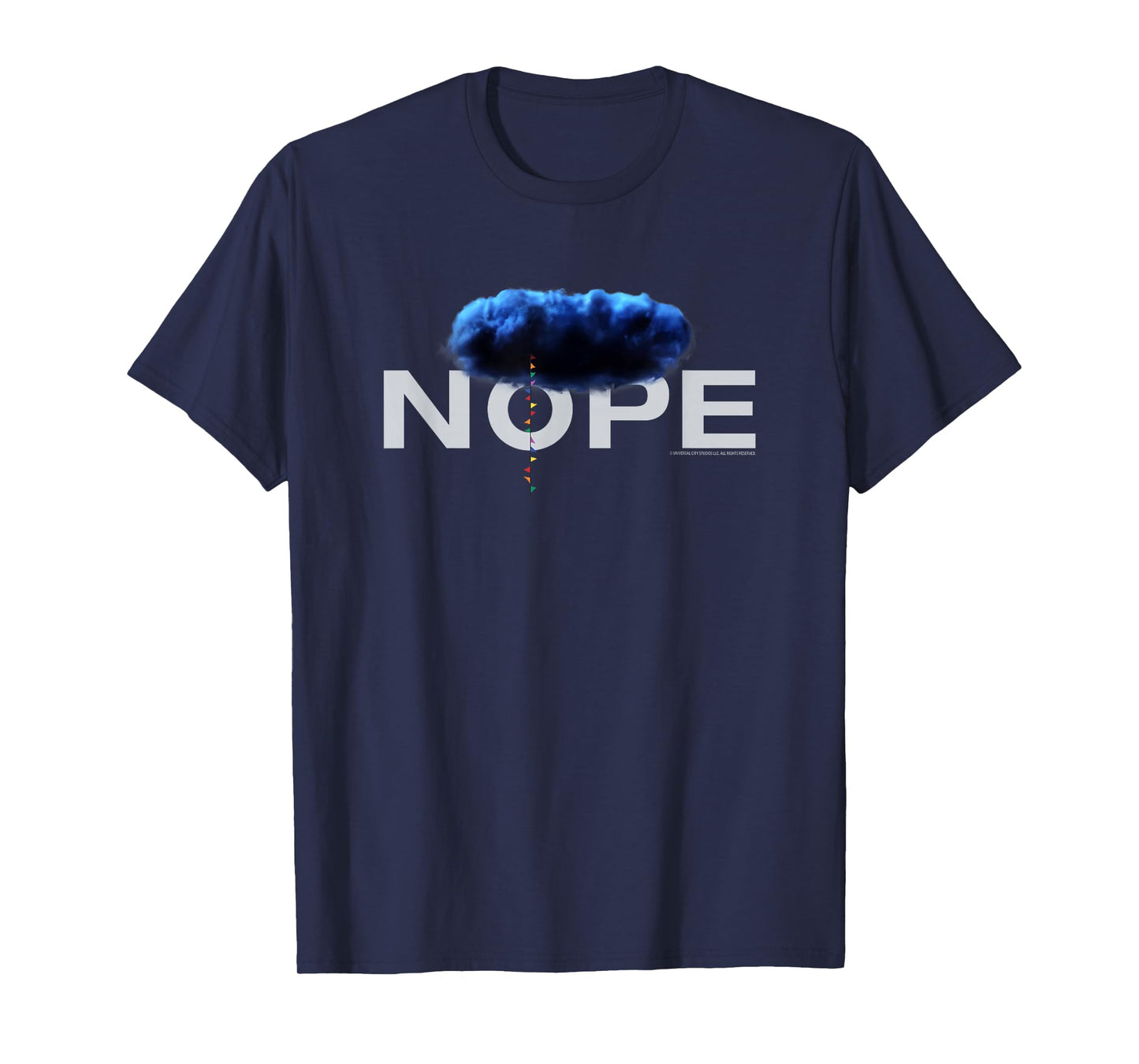 NOPE Blue Cloud Logo T-Shirt